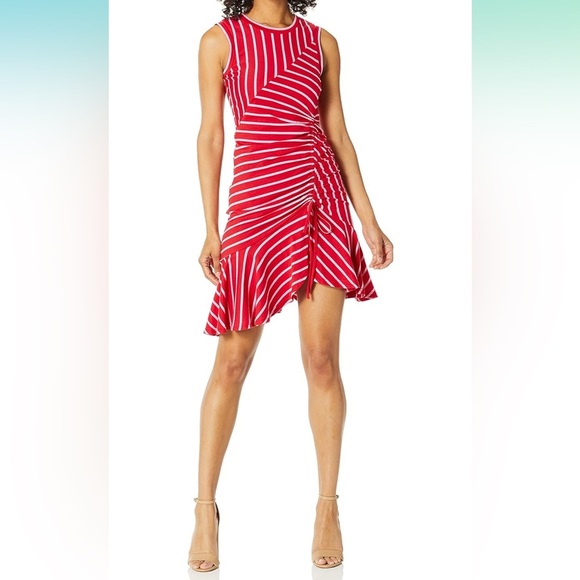 Parker Women's Lucia Ruched Skirt Midi Dress size small - Picture 1 of 10